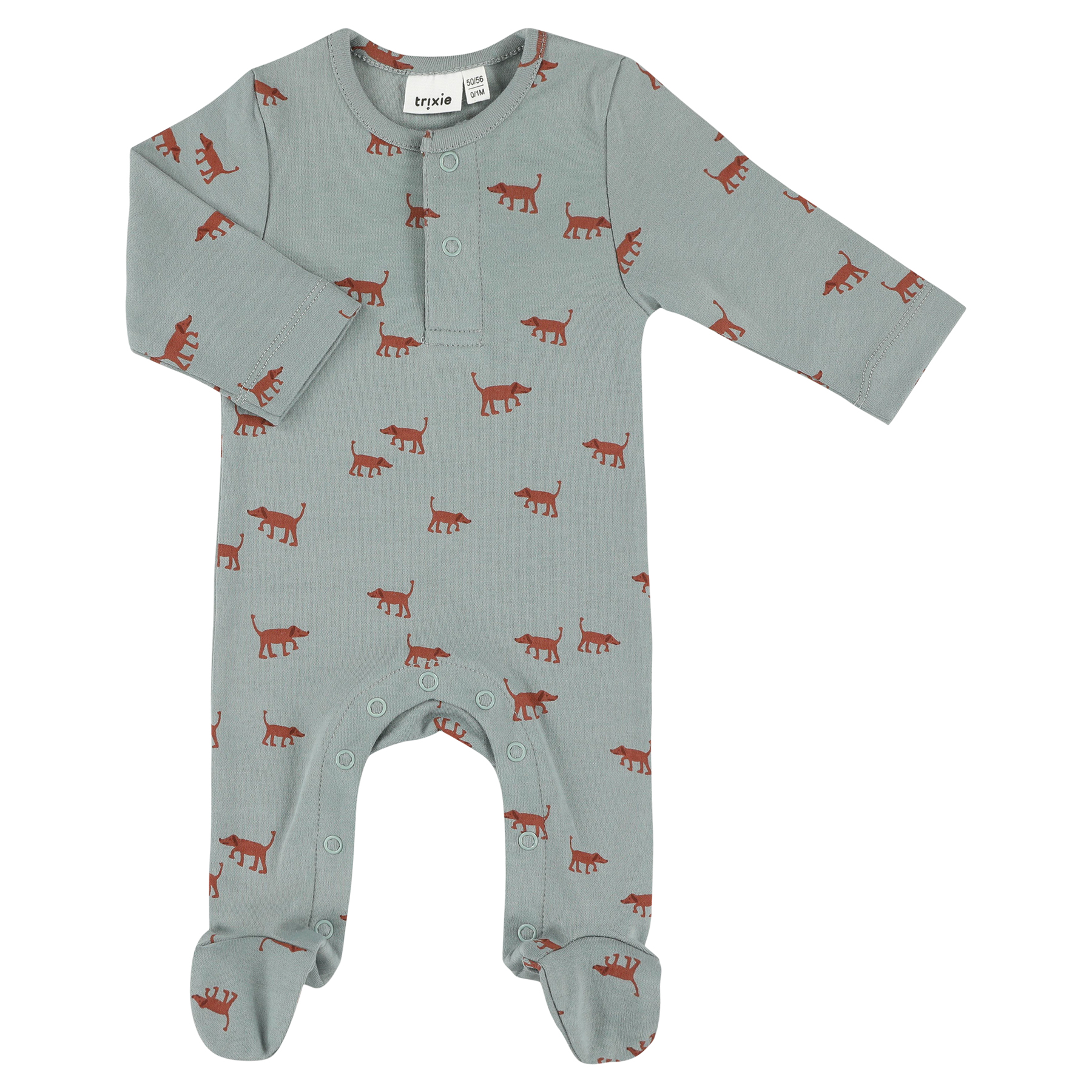 Onesie with feet - Playful Pup